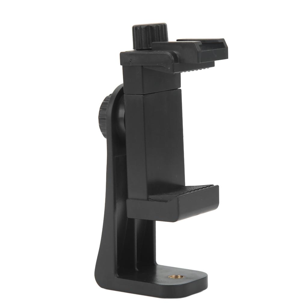 Крепление-держатель для смартфона с отверстием для винта 1/4 дюйма, вращение на 360 градусов, зажим-держатель для мобильного телефона с портом «холодный башмак» для прямой трансляции