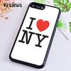Krajews Чехол для телефона Темная ночь Нью-Йорк Для iPhone 17 Air 16 15 14 plus 11 12 pro max coque Оболочка Fundas