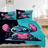 Stitch Heart Illustration Print 3Pcs Bedding Setduvet Cover With 2 Bedropillowcase Home Birthday Gift