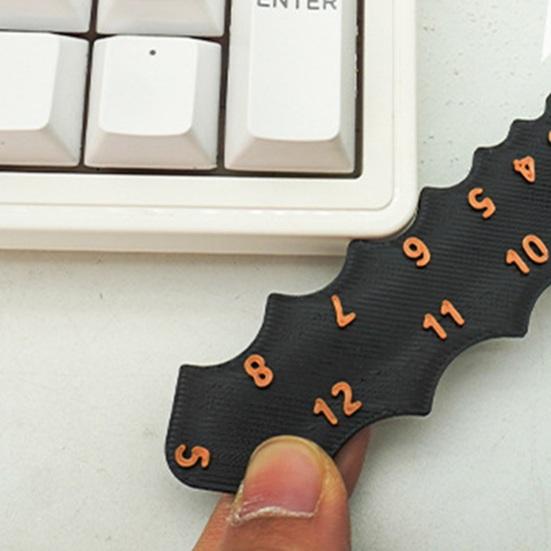 Инструмент для измерения размера круглого угла, 3D-дисплей с цифрами, прочный портативный профессиональный точный измерительный прибор для измерения радиуса угла