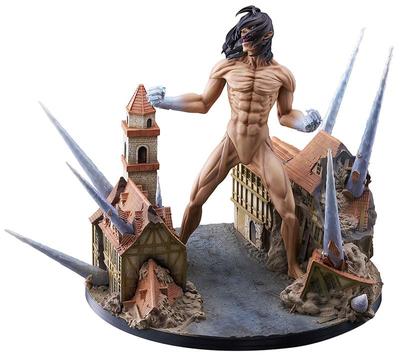 Телевизионное аниме по Jaeger Attack on Titan Пластиковая окрашенная готовая фигурка "Attack Titan" "Eren ver. Осуждение"