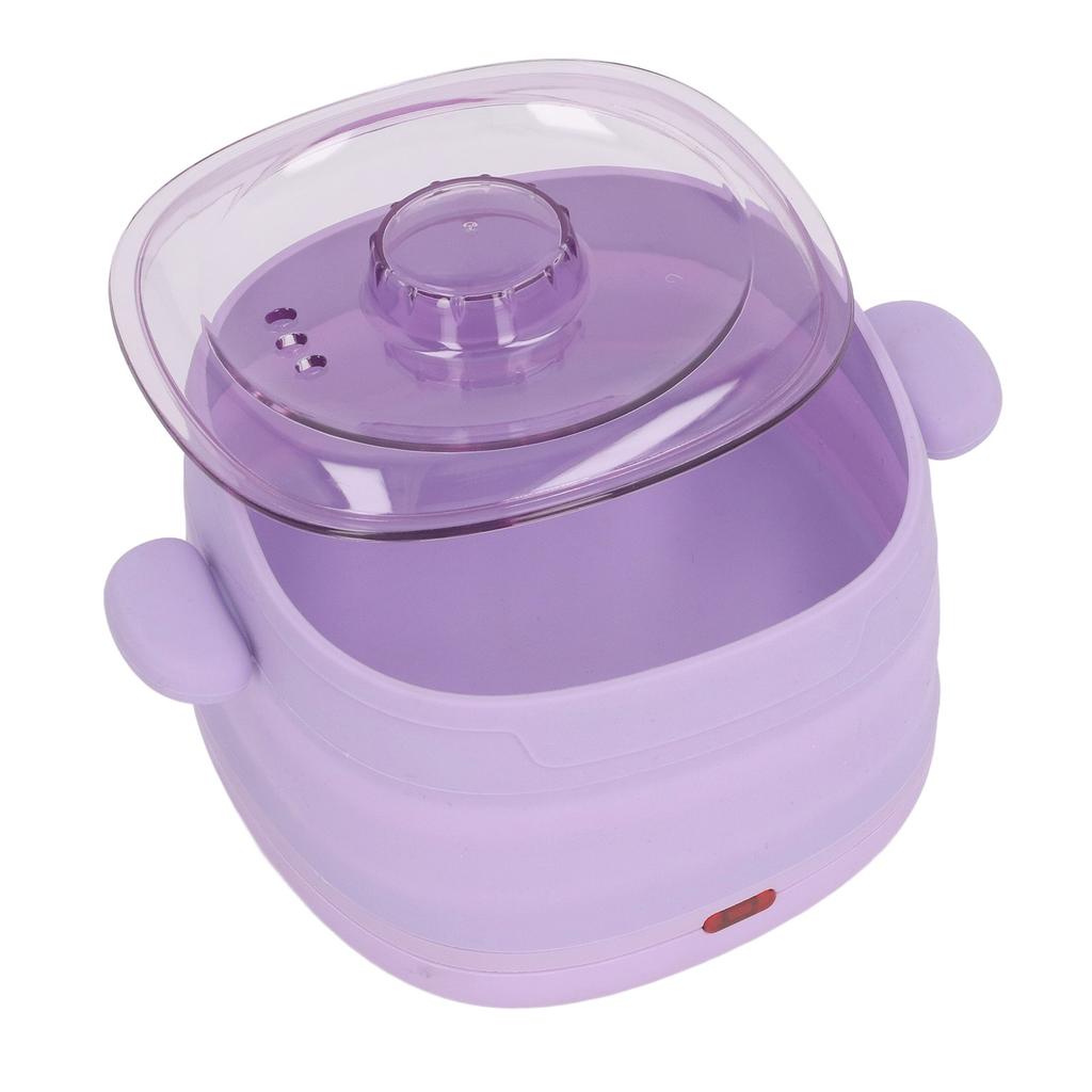 Hair Removal Wax Warmer Collapsible Silicone Wax Heater Machine Temperature Adjustable Wax Melt