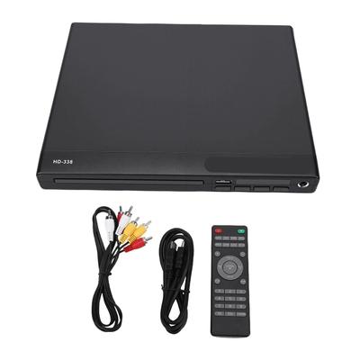 Уютный DVD-плеер для ТВ без региональных ограничений с HDMI AV-выходом, 1080P, Мультизона 1-6 NTSC/PAL, Компактный CD-плеер, Домашняя стереосистема с портом USB для микрофона для