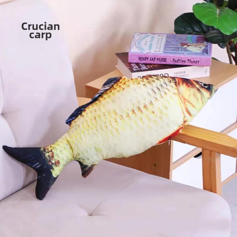 Cat Toy Training Entertainment Fish Plush Stuffed Pillow 20Cm Simulation Fish Cat Toy Fish Interactive Pet Chew Toy Pet Supplies