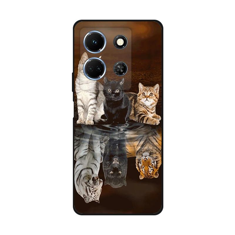 Для Infinix Note 30 4G чехол Мягкая силиконовая задняя крышка из ТПУ Infinix Note 30 4G Чехол