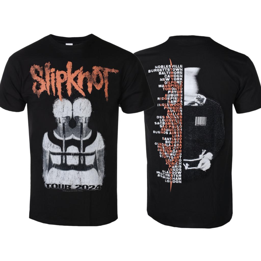 Slipknot Masks 2 Art Pattern Metal Band TShirt Casual Trendy Style Cotton TShirt Suitable For Both Unisex And Unisex