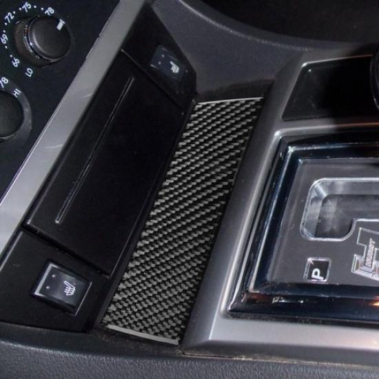 For Chrysler 300 300C Carbon Fiber Interior Shift Console Accent Cover Trim