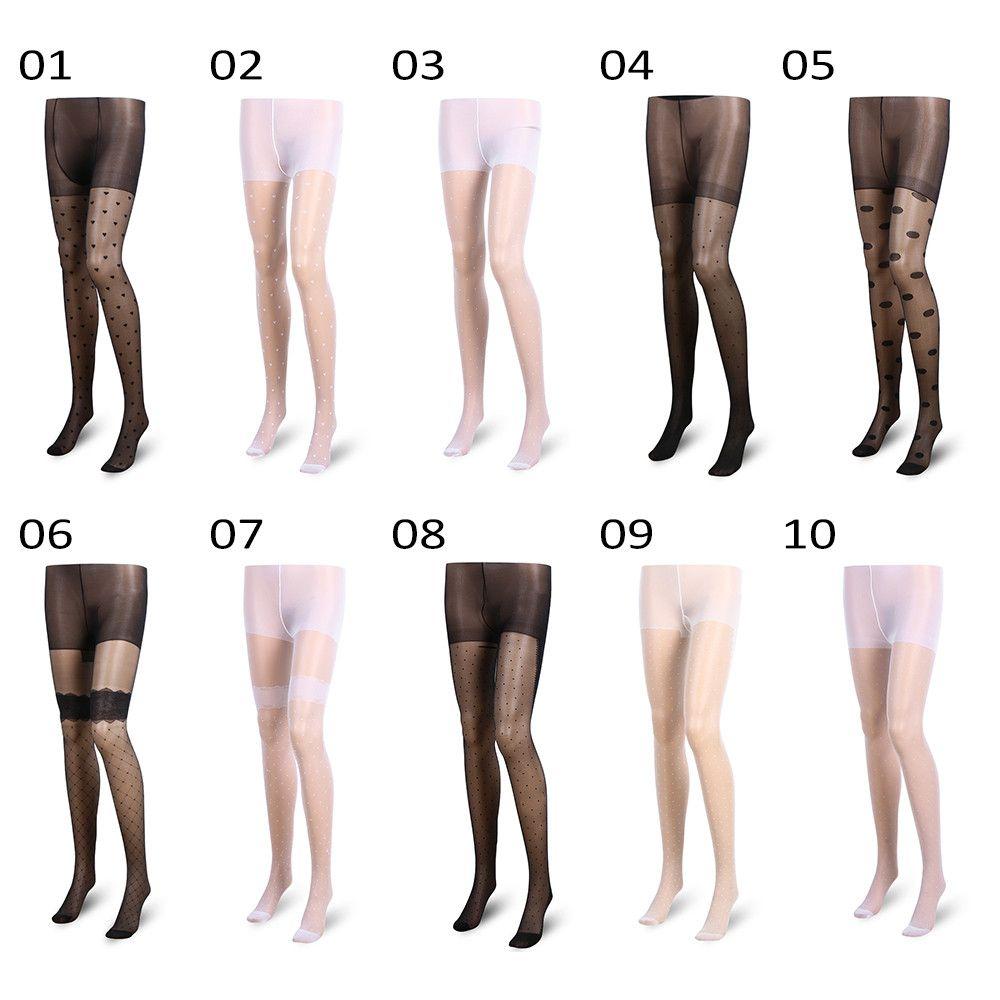 Female Elastic Bodysuit Tattoo Thigh stockings Women Lingerie Pantyhose Plus Size