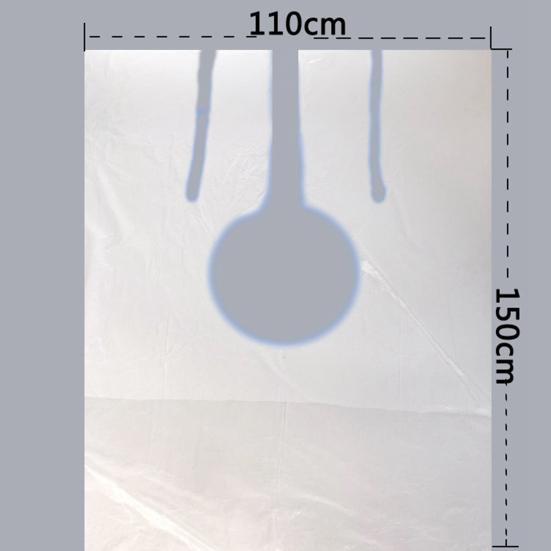 50 шт., бытовые одноразовые парикмахерские накидки с защитой от пятен, принадлежности для парикмахерских, фартук
