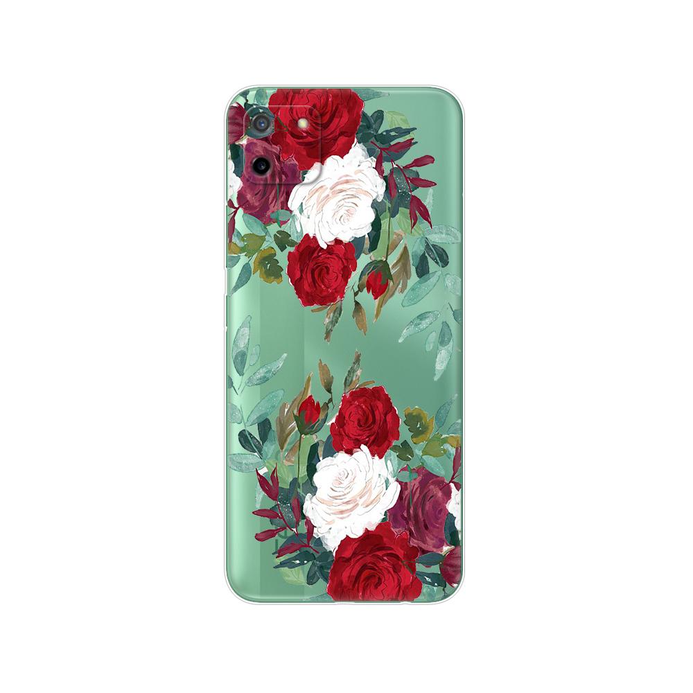 Для Realme C11 2021 2020 силиконовый чехол из ТПУ на заднюю панель телефона, чехол для OPPO RealmeC11 C 11, мягкий чехол RMX3231 RMX2185, бампер 6,5 дюйма