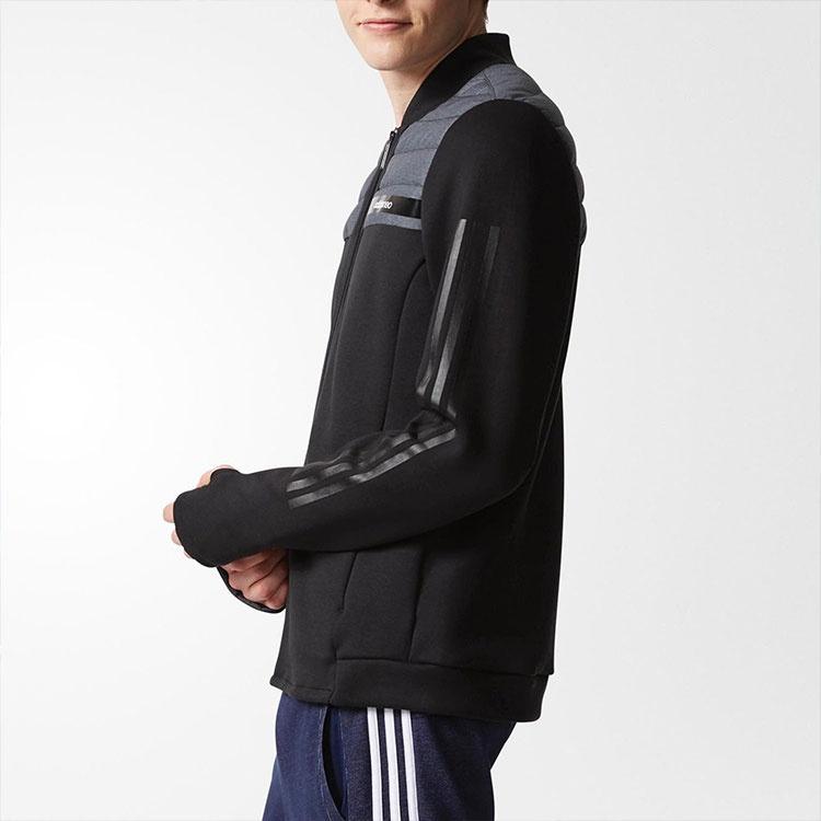 Men's adidas neo Athleisure Casual Sports Thin Black Down Jacket BS0859