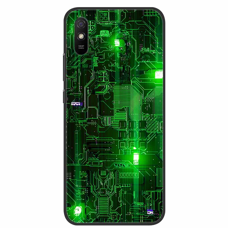 Чехол для Xiaomi Redmi 9A Redmi 9AT Ударопрочный Мягкий силикон ТПУ Задняя крышка Для Redmi 9i 9A Спортивные чехлы для телефона 9AT Милый мультяшный