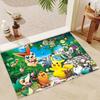 1pc B-Bandai P-Pokemon Bathroom Absorbent Mats Anti-Slip Mats Home Decor Supplies Carpets Home Kitchen Floor Mats