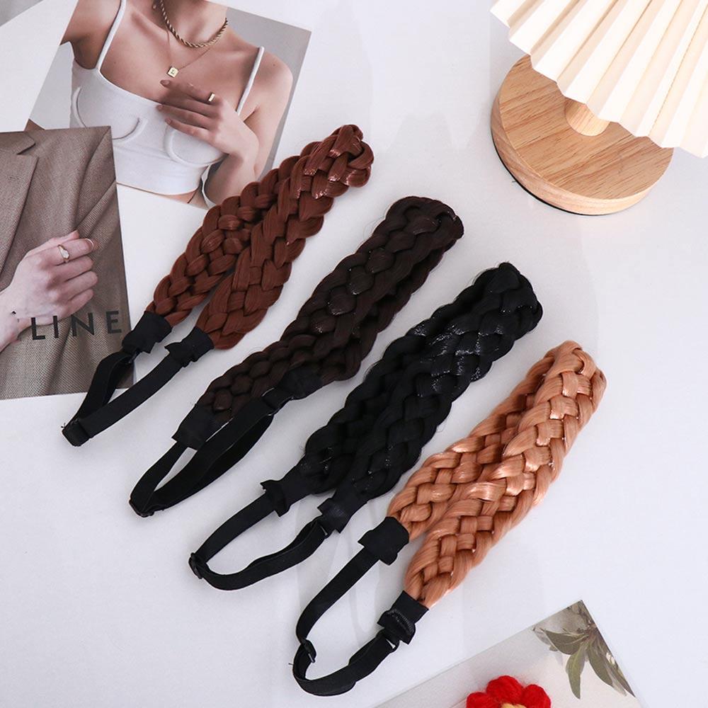 Головной убор принцессы, богемная плетеная повязка для волос, эластичная плетеная повязка на голову, обруч для волос, парик, повязки на голову