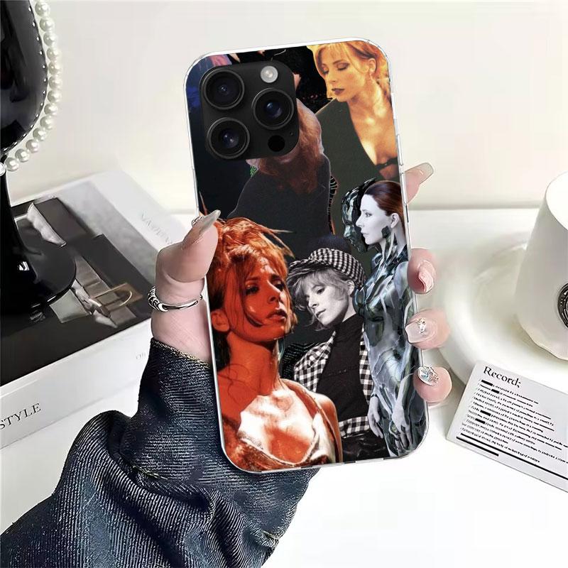 Mylene Farmer Soft Phone Case For IPhone 18 11 17 Air 16E 16 Pro Max 15 + 14 Plus 13 Mini 12 Apple 7 SE 8 Fundas Coque 11 17 Air 16