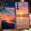 Чехол для телефона «Небо на закате на пляже» для Samsung Galaxy S24 S23 S22 S20 S21 FE Ultra S24 S23 S10 S10E S9 S8 Plus 5G Силиконовый чехол Сумка