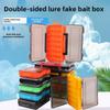 Double-Sided Double-Layer Hard Bait Box for Minnow, Pencil, and Fish Lures