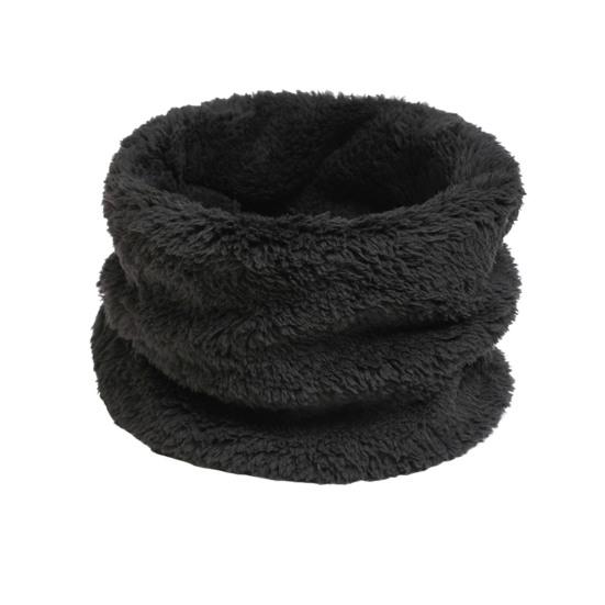 Женский термошарф, однотонный, теплый шарф для холодной погоды, с высоким воротником, из кораллового флиса, зимний, удобный, для шеи