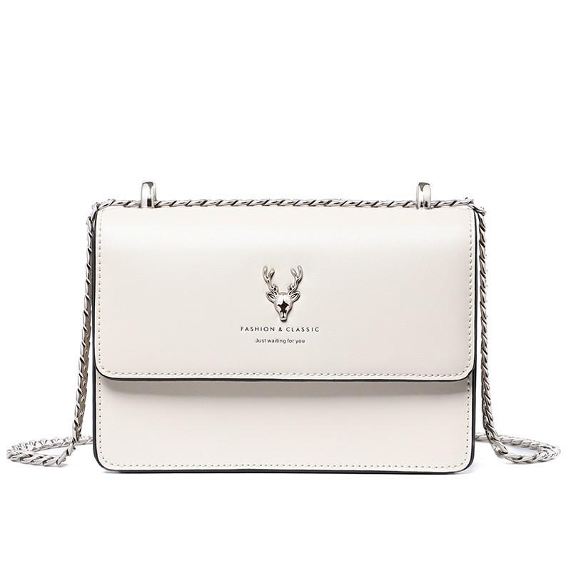 Новая модная трендовая кожаная женская сумка, сумка-цепочка, сумка через плечо, универсальная сумка через плечо, квадратная сумка Niche Design