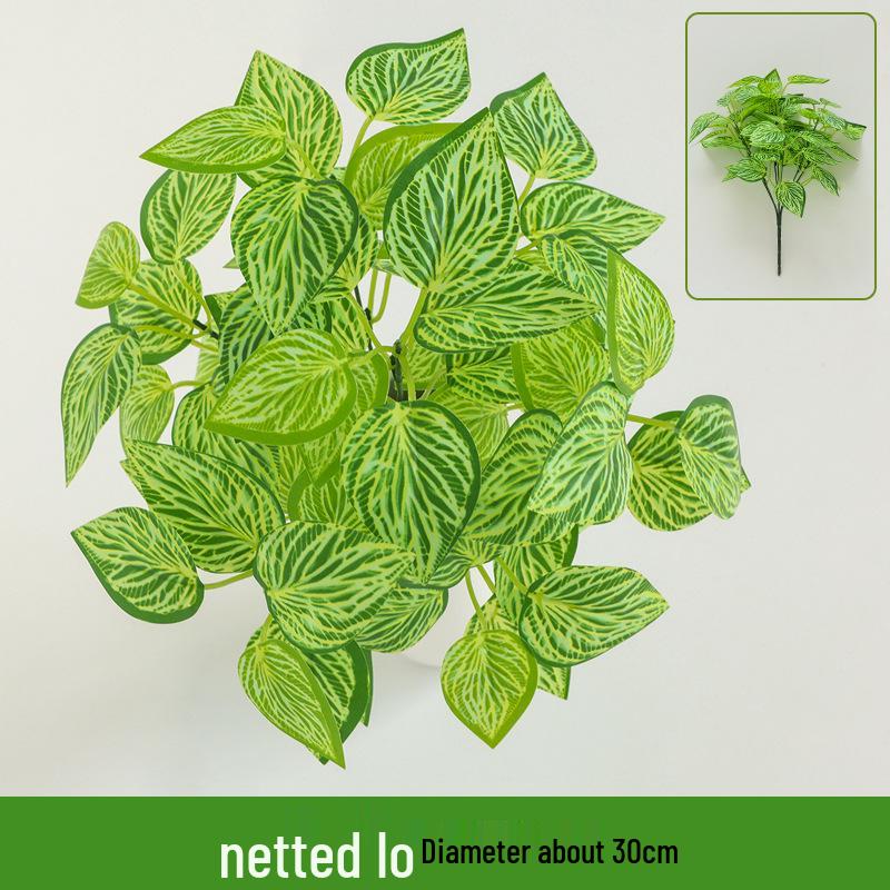 Persian Style Green Wall Hanging Grass Decoration for Indoor & Balcony Background