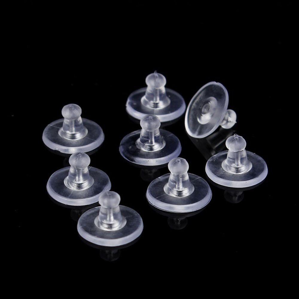 Round Accessories Rubber Back Stoppers Earring Blocked Earring Back Earrings