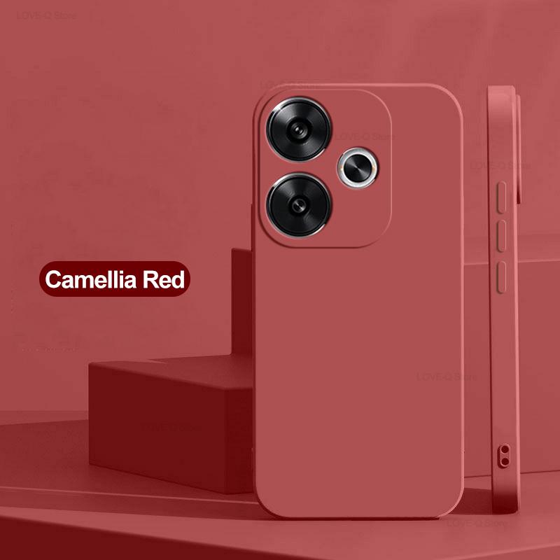 Для Poco F6 F 6 PocoF6 Pro Чехол Жидкий силиконовый чехол для телефона Для Xiaomi Poco F6 Pro Чехлы Противоударный мягкий чехол