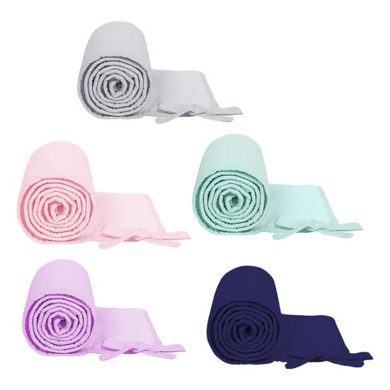 3 шт. защитный чехол на поручень кроватки, двусторонний защитный уголок для кроватки, мягкая защитная полоска для прорезывания зубов, универсальная защитная накладка на уголок детской кроватки, защитный бампер