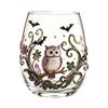 Pumpkin Tentacle Halloween Glass Skull Ghost Drinking Wine Cup Gothic Halloween Art Cup  Cocktail
