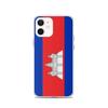 Coque Pour iPhone - PIXELFORMA - iPhone 12 - Drapeau Du Cambodge - Silicone Souple - Design Léger