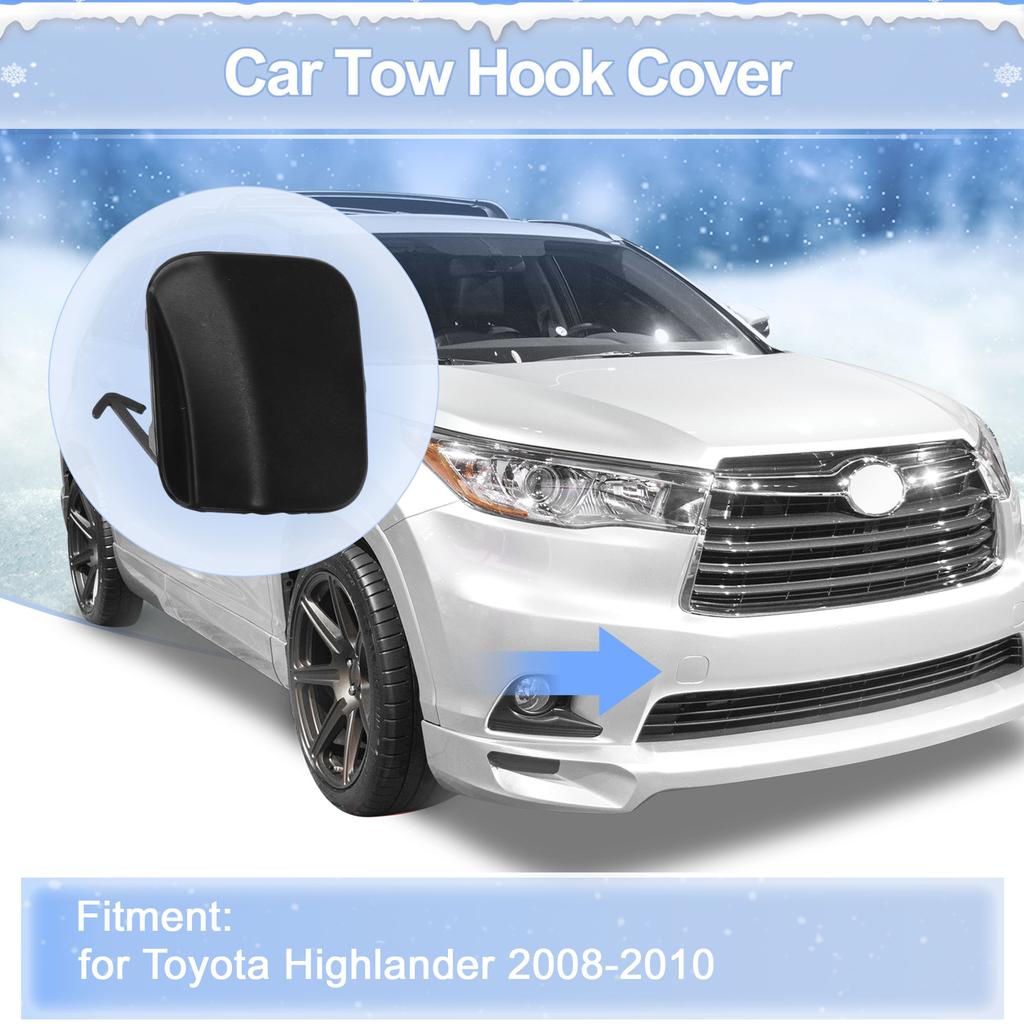 UXCELL Right Front Car Tow Hook Cover Cap for Toyota Highlander 2014-2016 No.521270E110