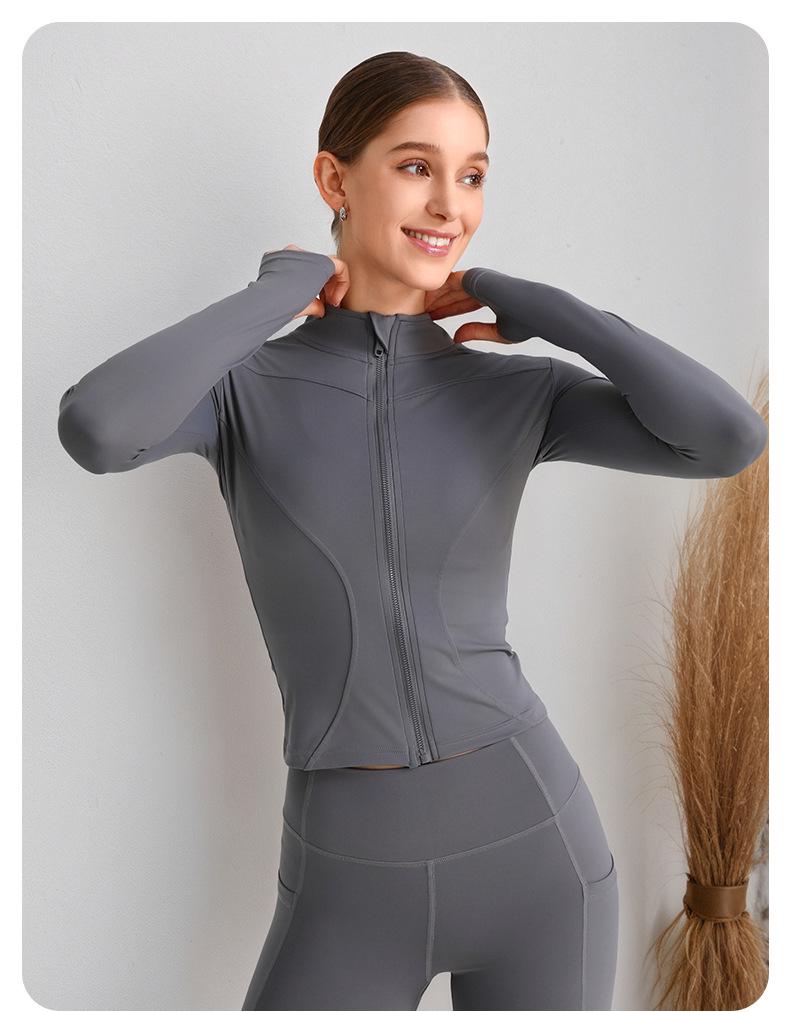 LULU Спортивная куртка для йоги, похудения и защиты от солнца