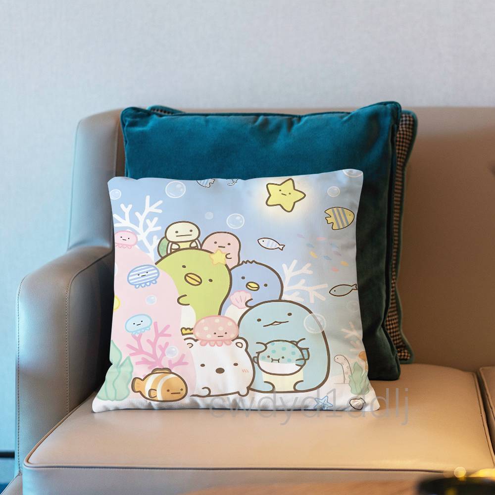 Милая Наволочка SSumikkogurashi Декор Подушки Чехол Для Подушки Печатный Чехол На Подушку Для Дивана