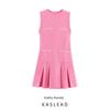 Kaslead New Women Clothes Western Style Fashion Simple Wide Pleat Knitted Dress 3859008 620