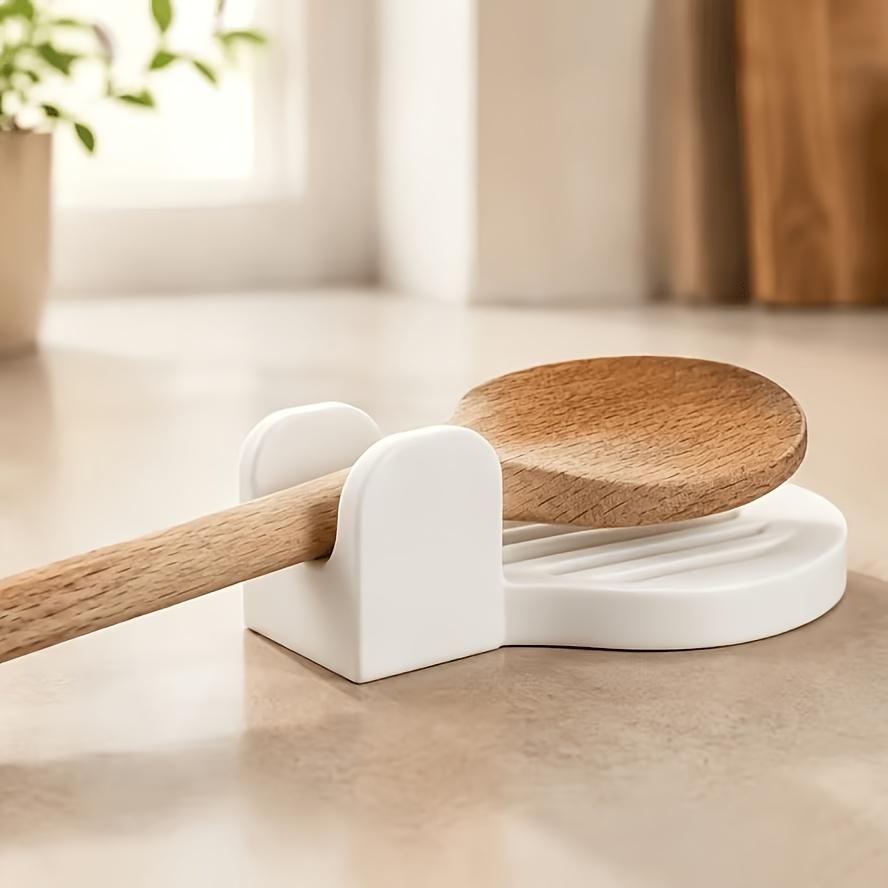 5pcs Round Draining Sink with Dual Curved Ears to Support Spatulas and Soup Ladles.Water-collecting Groove Facilitates the Gathering of Broth and Soup