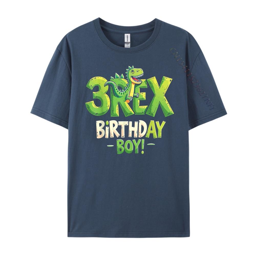3Rex Birthday Boys Brand Clothing Anime T Shirts Camisetas Hombre EU SIZE Leisure White T Shirt Unisex Women New Year