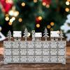 Lighted Advent Calendar Christmas Wood Home Decor DIY Decoration for
