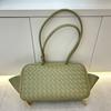 Leather New Woven Bag Simple Fashion Handbag Casual Trend Versatile Storage Shoulder Bag