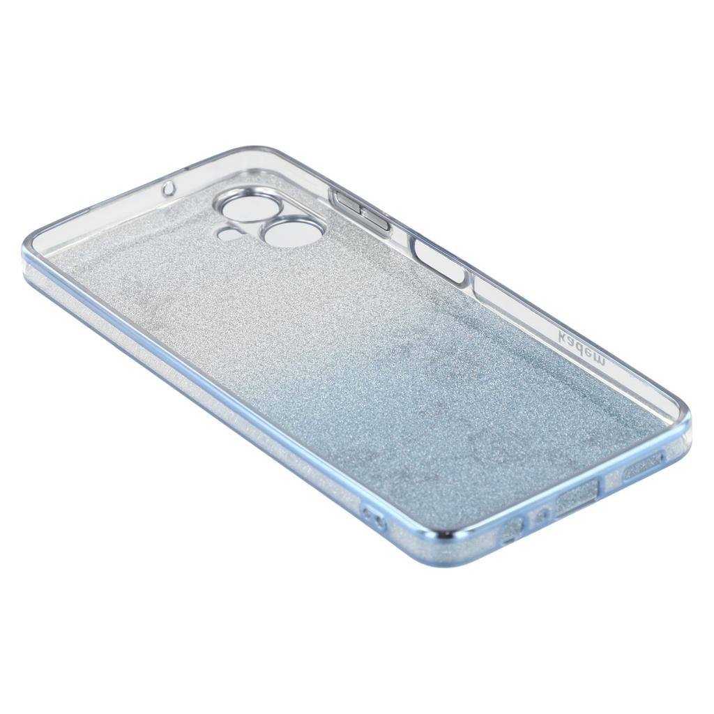 KADEM For Samsung Galaxy A05 4G Case Ring Kickstand TPU Flowers Phone Cover Gradient Glitter