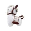 Stuffed Mini Horse Doll Cute Handcrafted Tiny Horse Miniature Stuffed Horse DIY Craft Accessory for Backpack Charm Keychain Brooch Party Favors