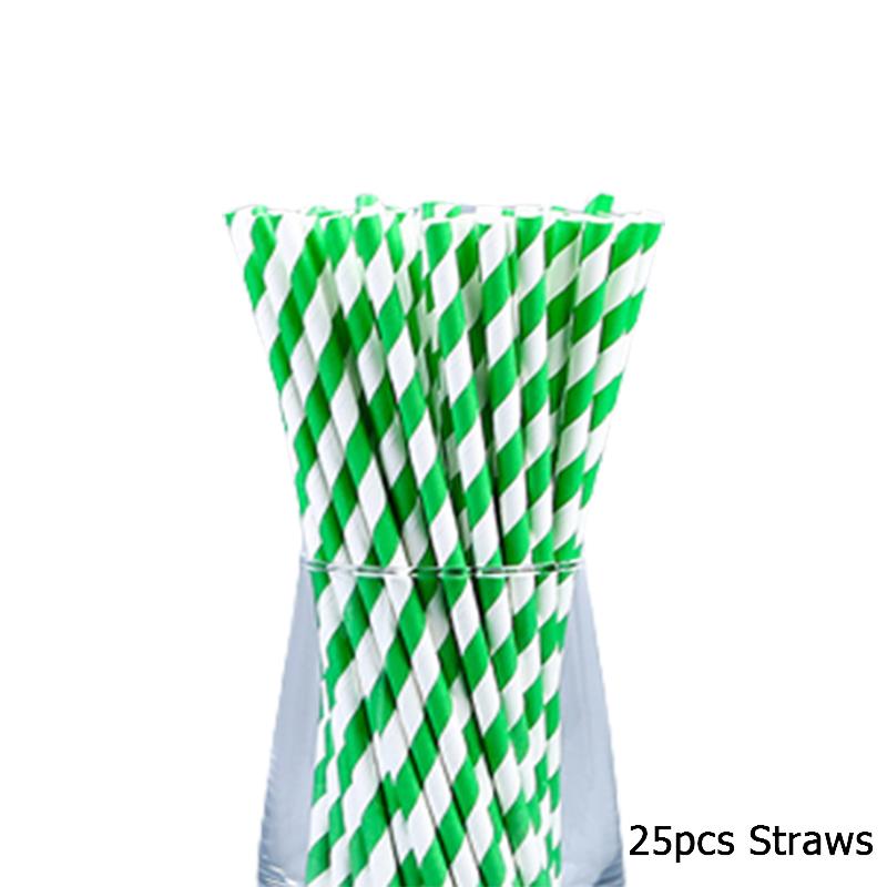 25 шт. розовых бумажных трубочек для питья, сувениров для украшения свадьбы, дня рождения, бумажных трубочек для питья, принадлежностей для дня рождения