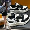 Маленькие белые туфли на толстой подошве Женские 2024 Весна Новые Модные и Удобные Кеды для скейтборда Женские