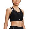 Under Armour Спортивный бюстгальтер Infinity Solid Back Cross Mesh с низкой ударопрочностью, женское нижнее белье, черный 1376886-001