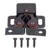 30 Set Stainless Steel Double Roller Catch Cabinet Latches Self Elastic Magnetic Damping Buffer