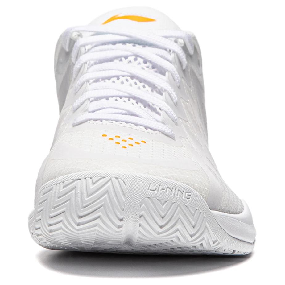 Коллекция Li Ning для настольного тенниса Устойчивые к истиранию Дышащие Низкие кроссовки для настольного тенниса Унисекс Белый APPU003-3