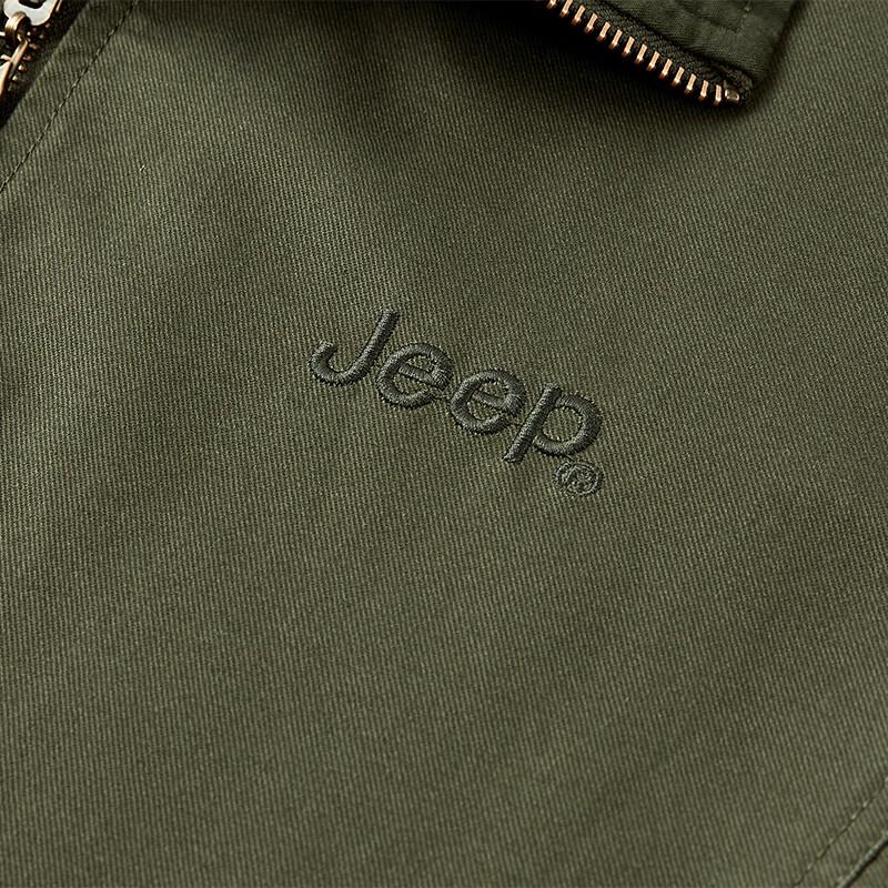 Jeep Мужская стираная двусторонняя повседневная рабочая куртка