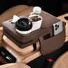 Car Center Console Armrest Box Pad Elevator Pad Car Interior Decoration Storage Box with Tissue Box Water Cup Elbow Rest Pad