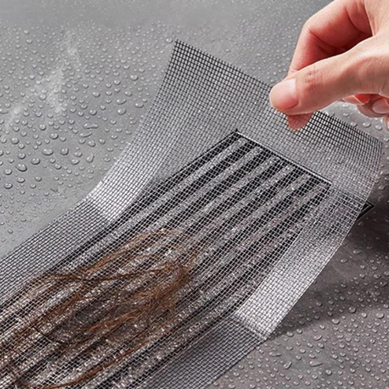 Фильтр для волос, защищающий ванную комнату от засорения, одноразовая заплата для слива в полу, защищающая от комаров на кухне и балконе