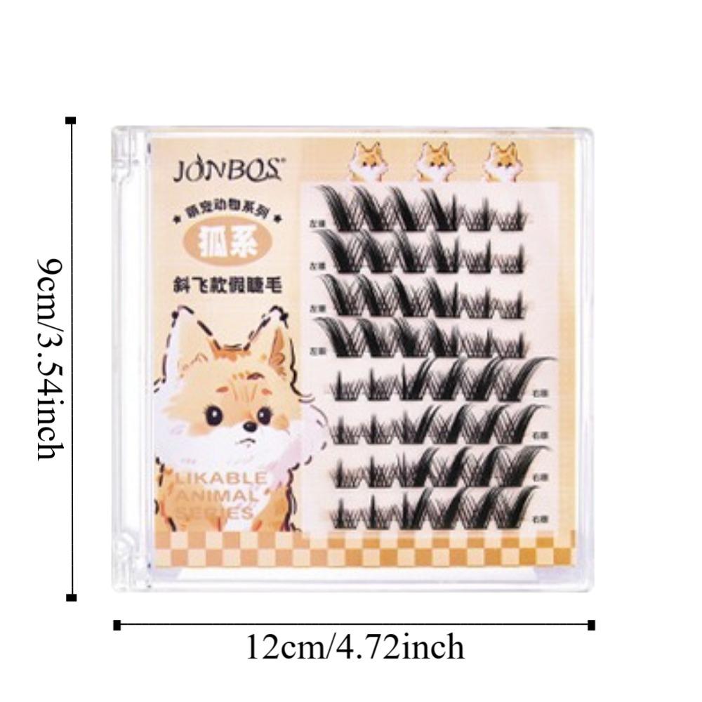 Самодельные накладные ресницы Многоразовые пучки накладных ресниц Пушистые самоклеящиеся пучки ресниц Макияж