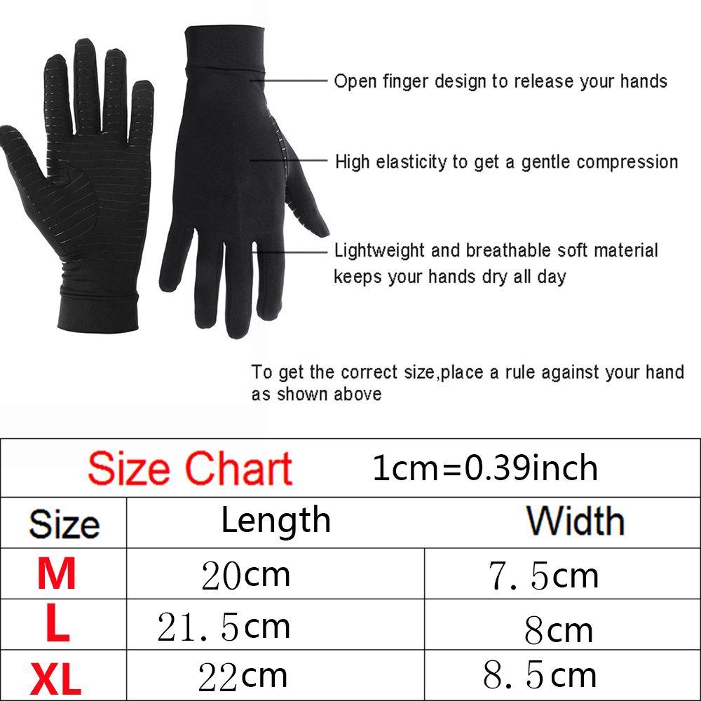 Здоровье Расслабление Уход за суставами Компрессионная медная перчатка Облегчение боли в пальцах Перчатки для артрита Фиксатор запястья