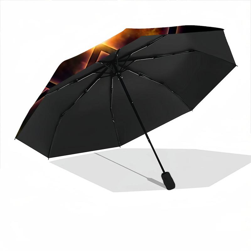 1pc Eclipse Symbol Automatic Opening/Closing Umbrella with Operation & Windproof Canopy yy260311097